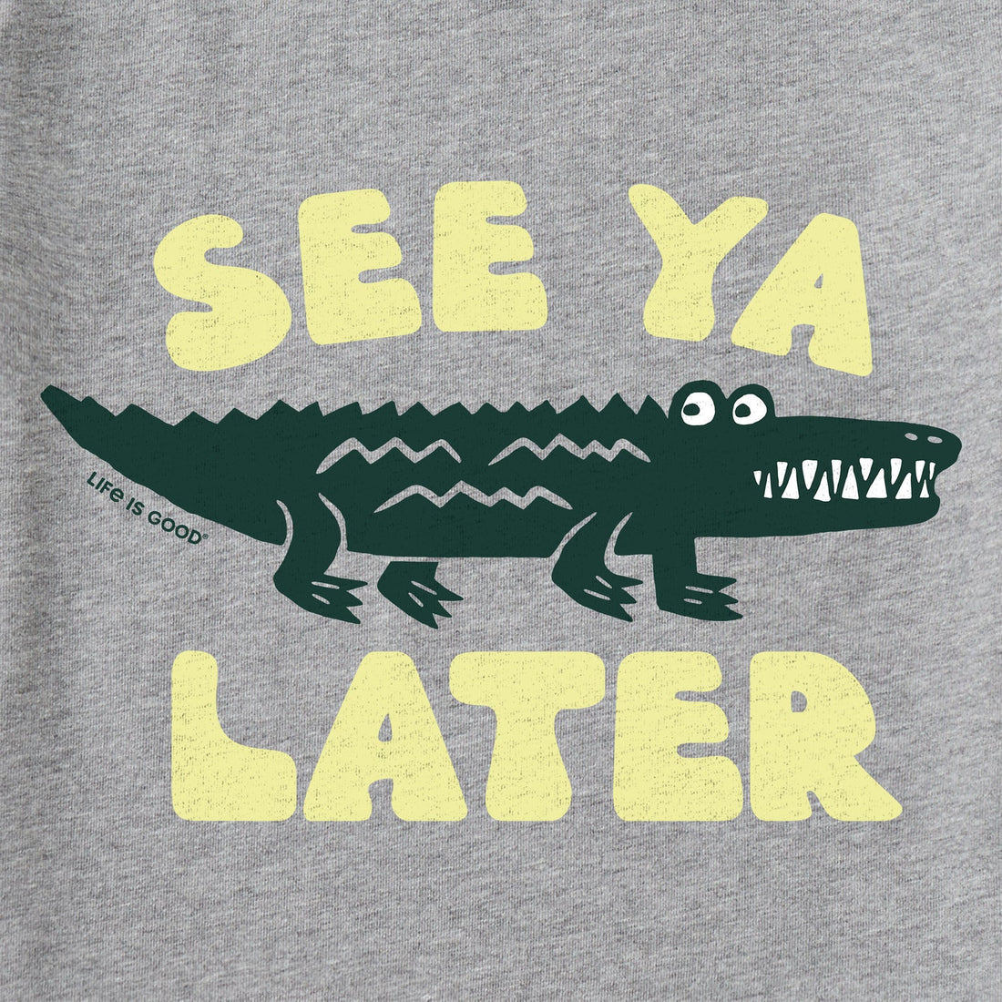 Kids See Ya Later Alligator Long Sleeve Crusher Tee - Life is Good