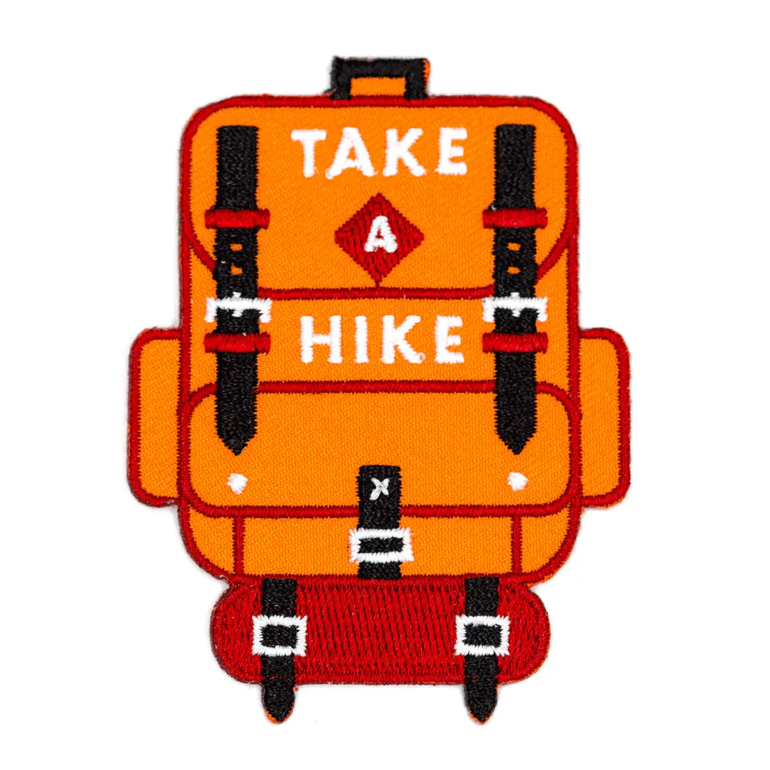 Take A Hike Iron-On Embroidered Patch