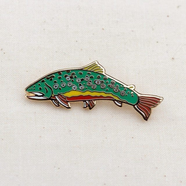 Brook Trout Enamel Pin