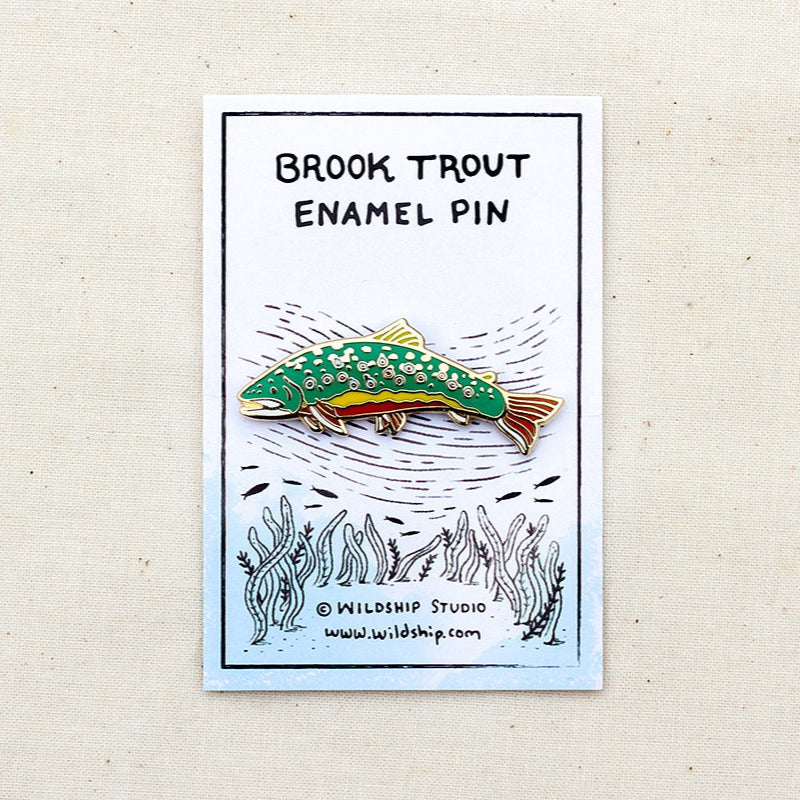 Brook Trout Enamel Pin
