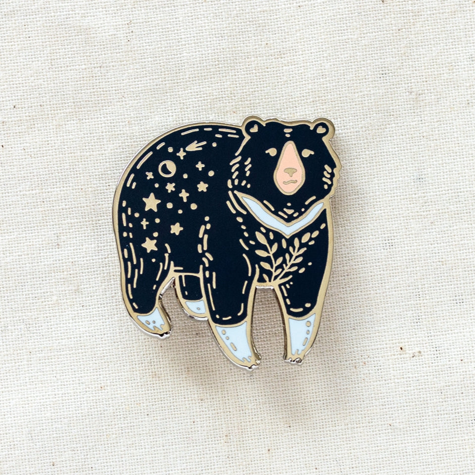 Moon Bear Enamel Pin