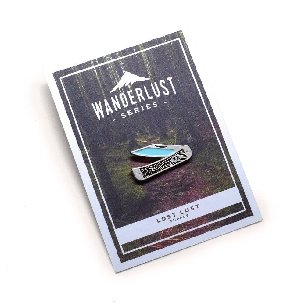 Lost Lust Supply Pocket Knife Enamel Pin