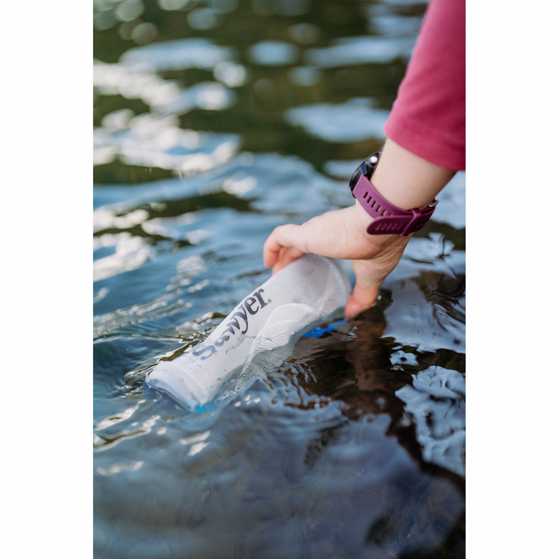 Sawyer Squeeze Water Filter with CNOC Premium 1 Liter Bottle