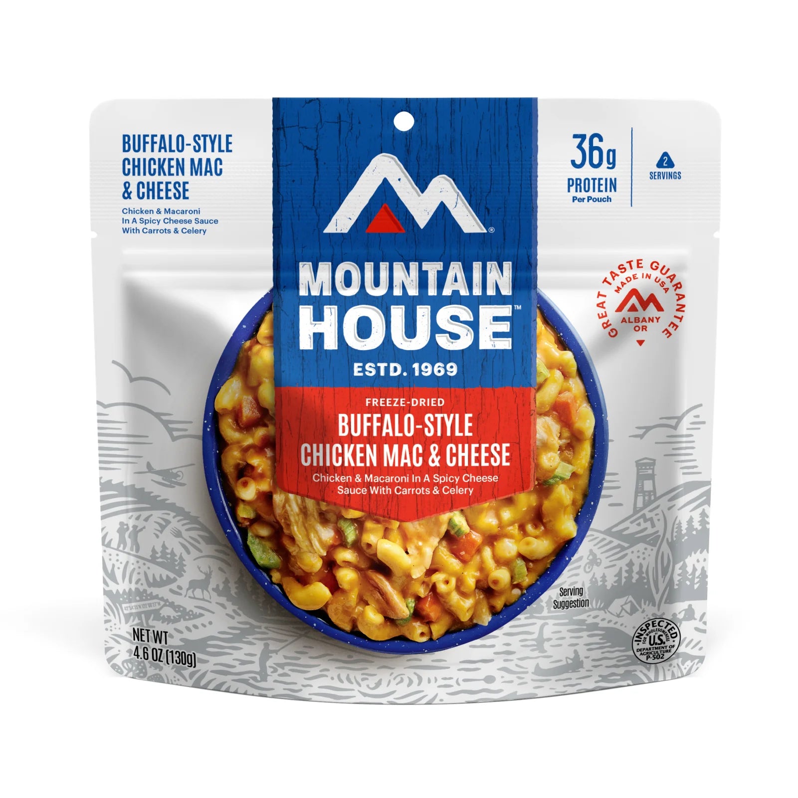 Mountain House Buffalo Chicken Mac and Cheese