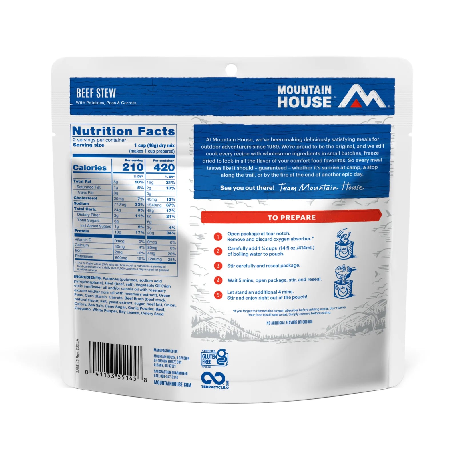 Mountain House Beef Stroganoff with Noodles