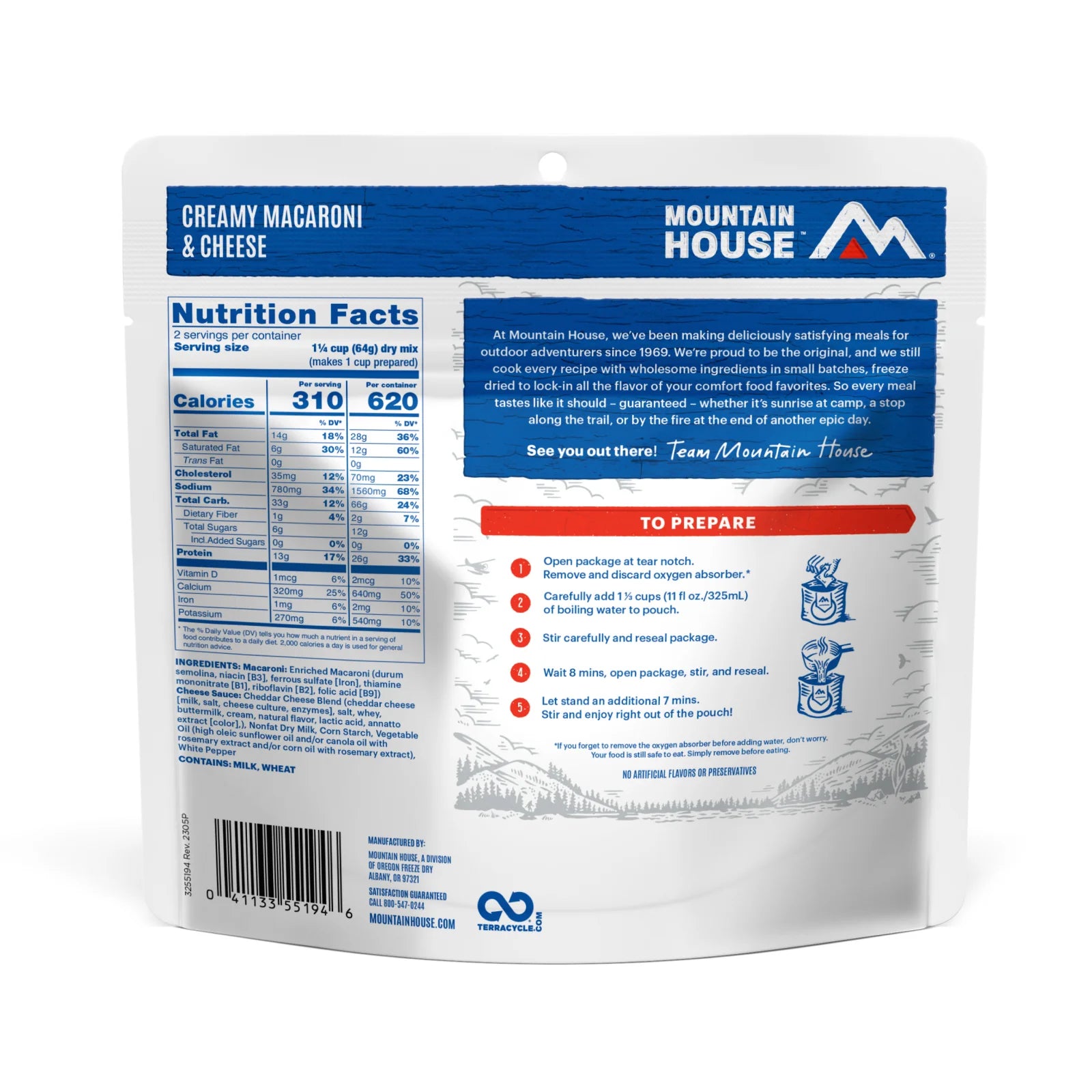 Mountain House Creamy Mac and Cheese