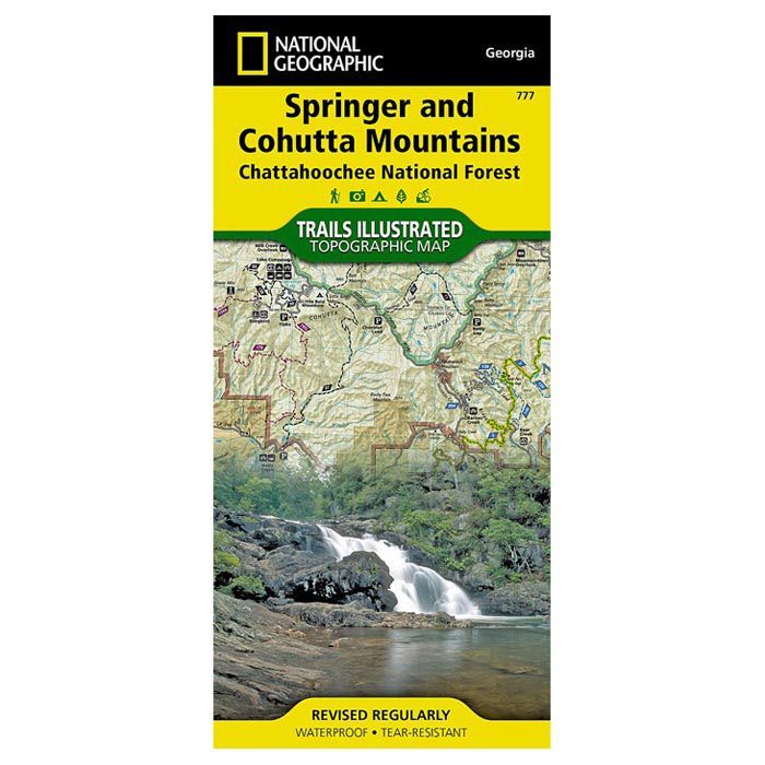 National Geographic Trails Illustrated 777 Springer and Cohutta Mountains