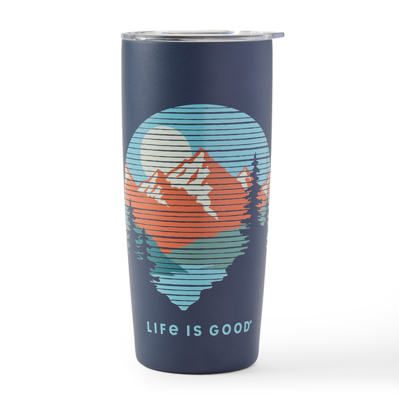 ND Circle Mountain Scene 20 oz. Tumbler - Life is Good