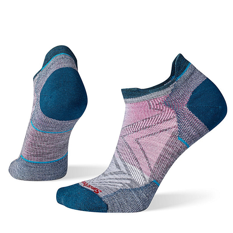 Women's Run Targeted Cushion Stripe Low Ankle Socks