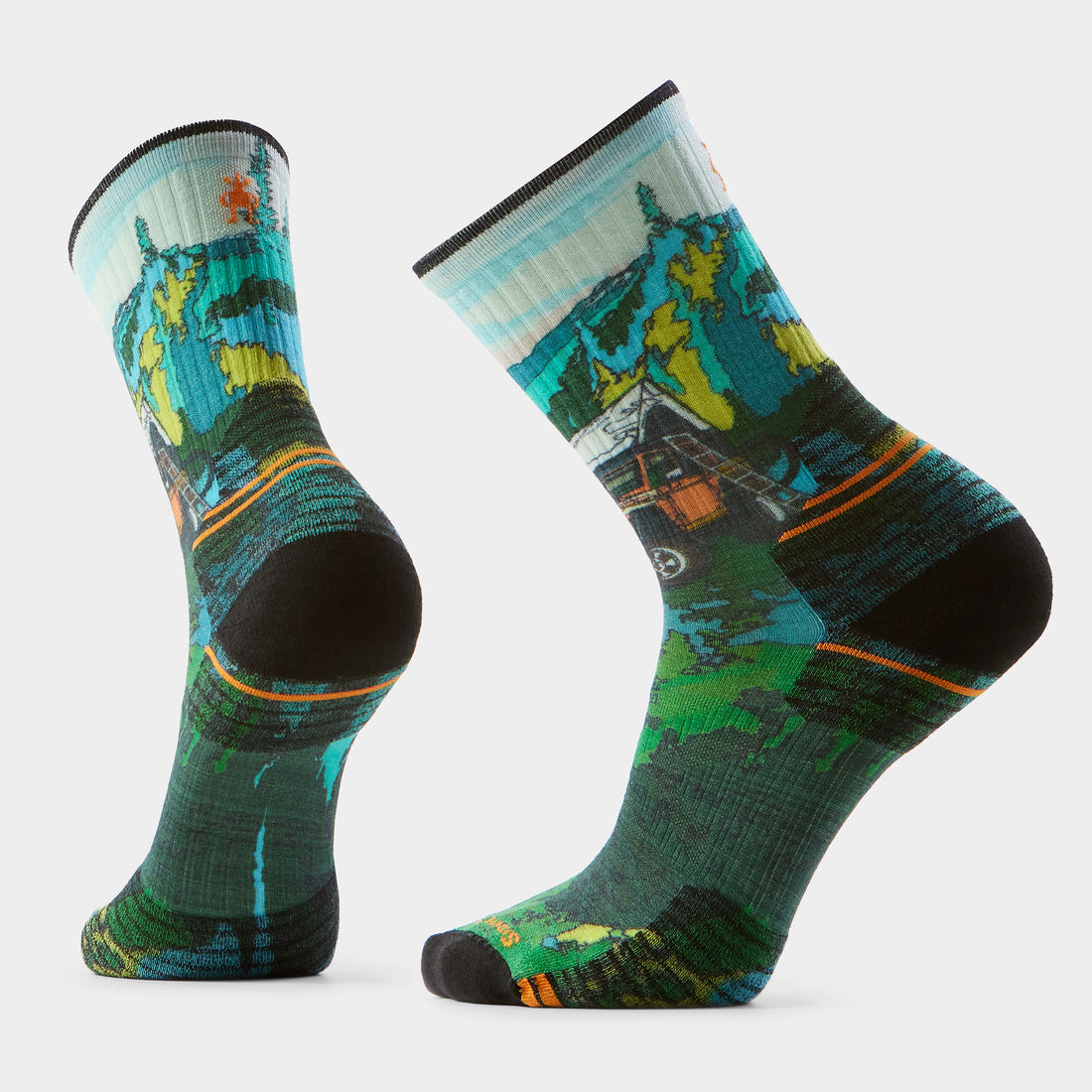 Smartwool - SW003032 - Hike Trail Trekker Print Crew Socks