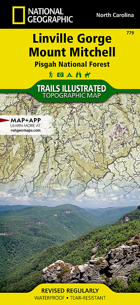 National Geographic Trails Illustrated 779 Linville Gorge Mount Mitchell Map