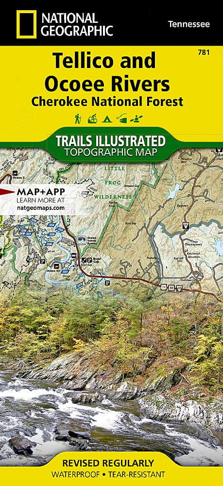 Trails Illustrated 781 Tellico and Ocoee Rivers