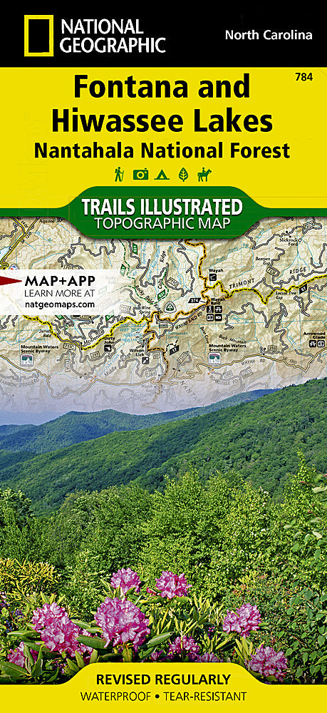 Trails Illustrated 784 Fontana and Hiwassee Lakes