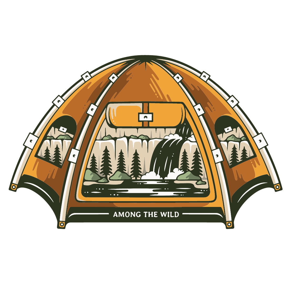 tent sticker Tents Sticker