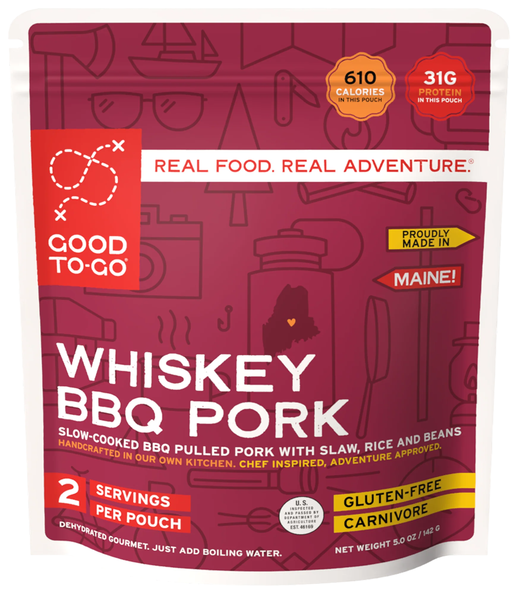 Good To-Go Whiskey BBQ Pork