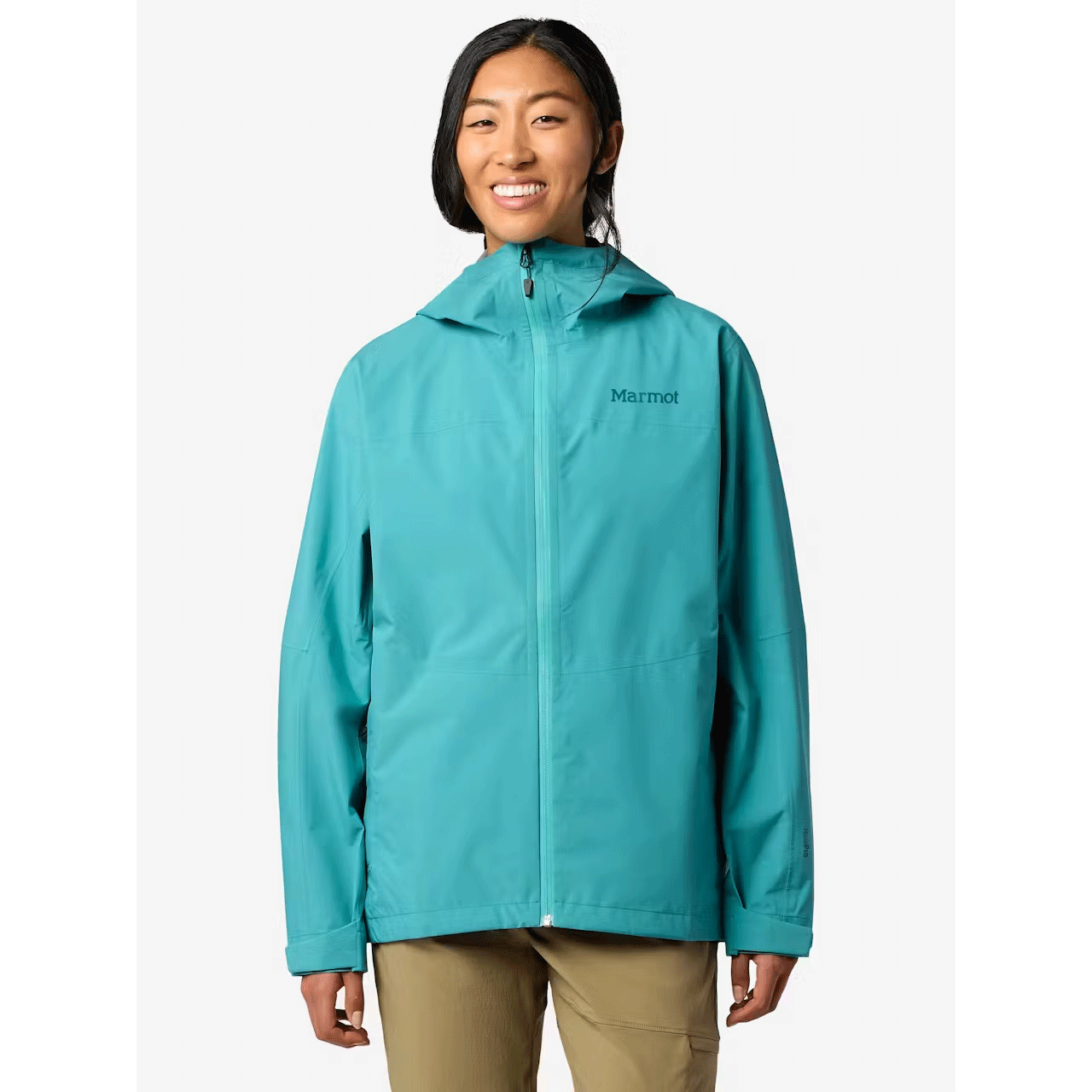 marmot rain gear Women's PreCip Evo Flex Jacket Galapagos Blue / M Fahrradhelm-Abdeckhaube Reißfeste tragbare Mehrzweck-Regenhülle feature:waterproof Color:Mother's Day a stand