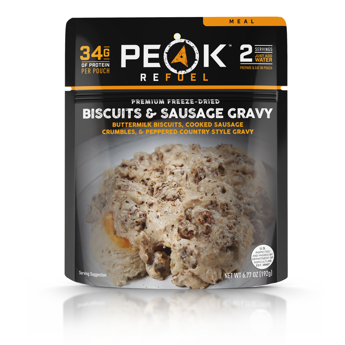 Peak Refuel Biscuits and Sausage Gravy