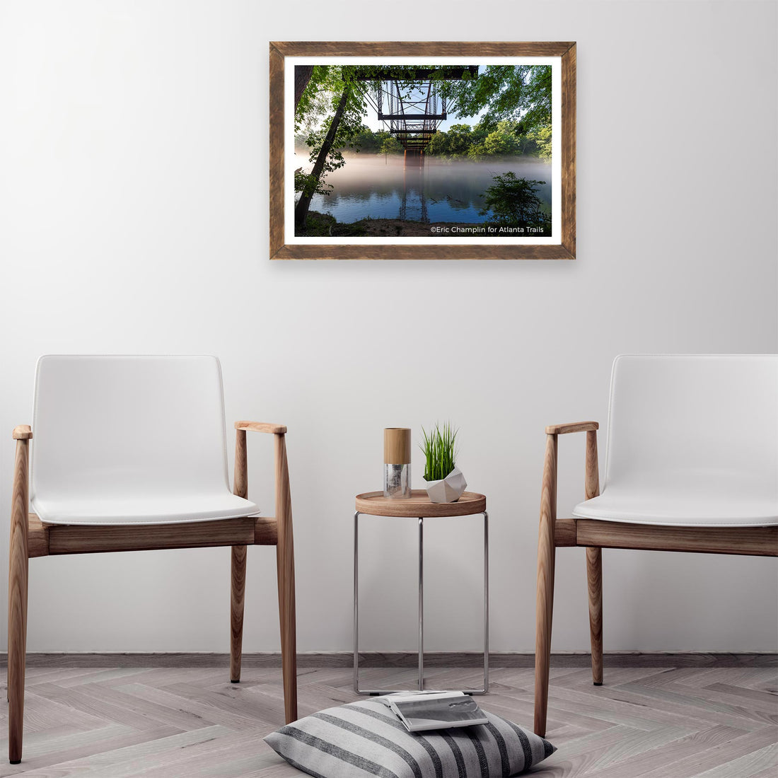 Jones Bridge on the Chattahoochee River Photo Art Print