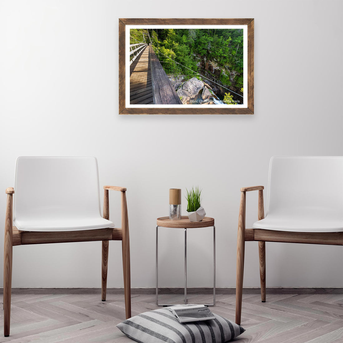 Tallulah Gorge Bridge Photo Art Print