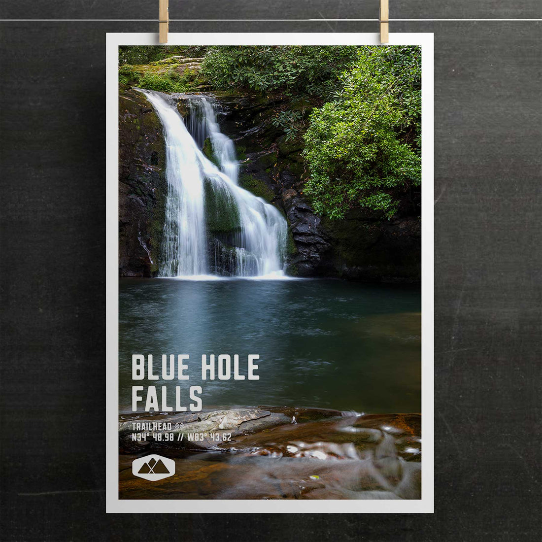 Blue Hole Falls Poster
