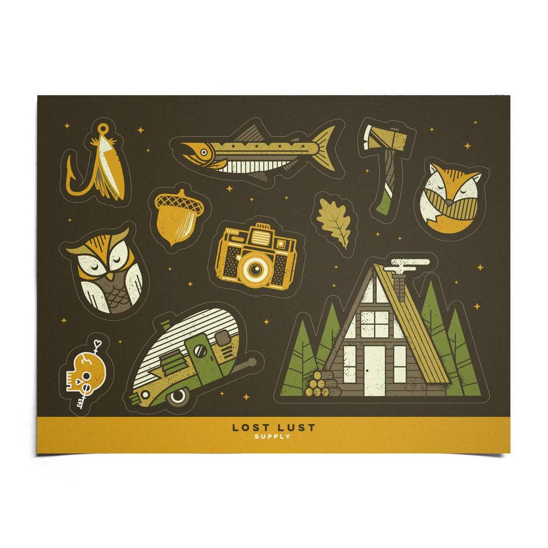 Wanderlust Sticker Sheet