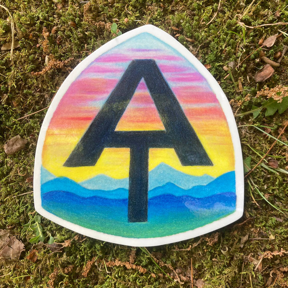 Appalachian Trail Mountains Sticker - Wandering Arts and Crafts