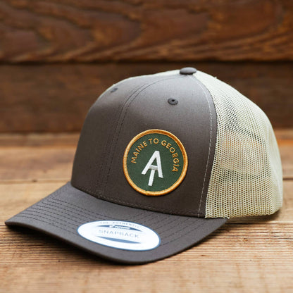 Squatchy Appalachian Trail Vintage Style Trucker Hat | Snapback Cap