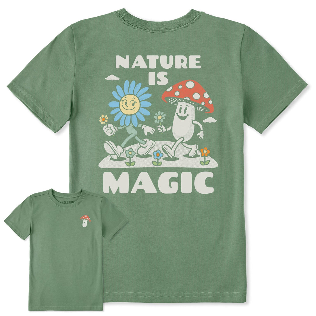 Kids Nature is Magic Short Sleeve Crusher Tee - Life is Good
