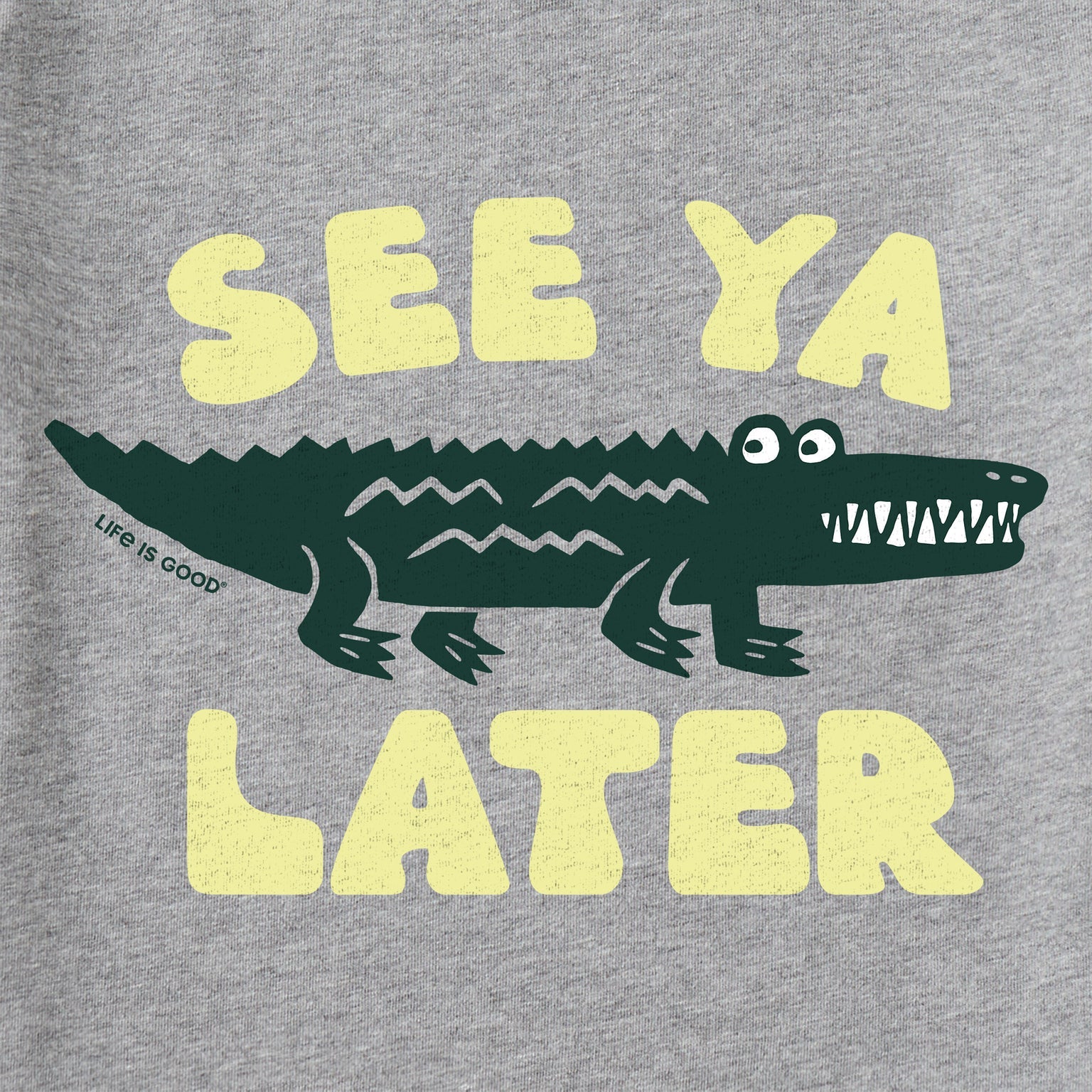 Kids See Ya Later Alligator Long Sleeve Crusher Tee - Life is Good