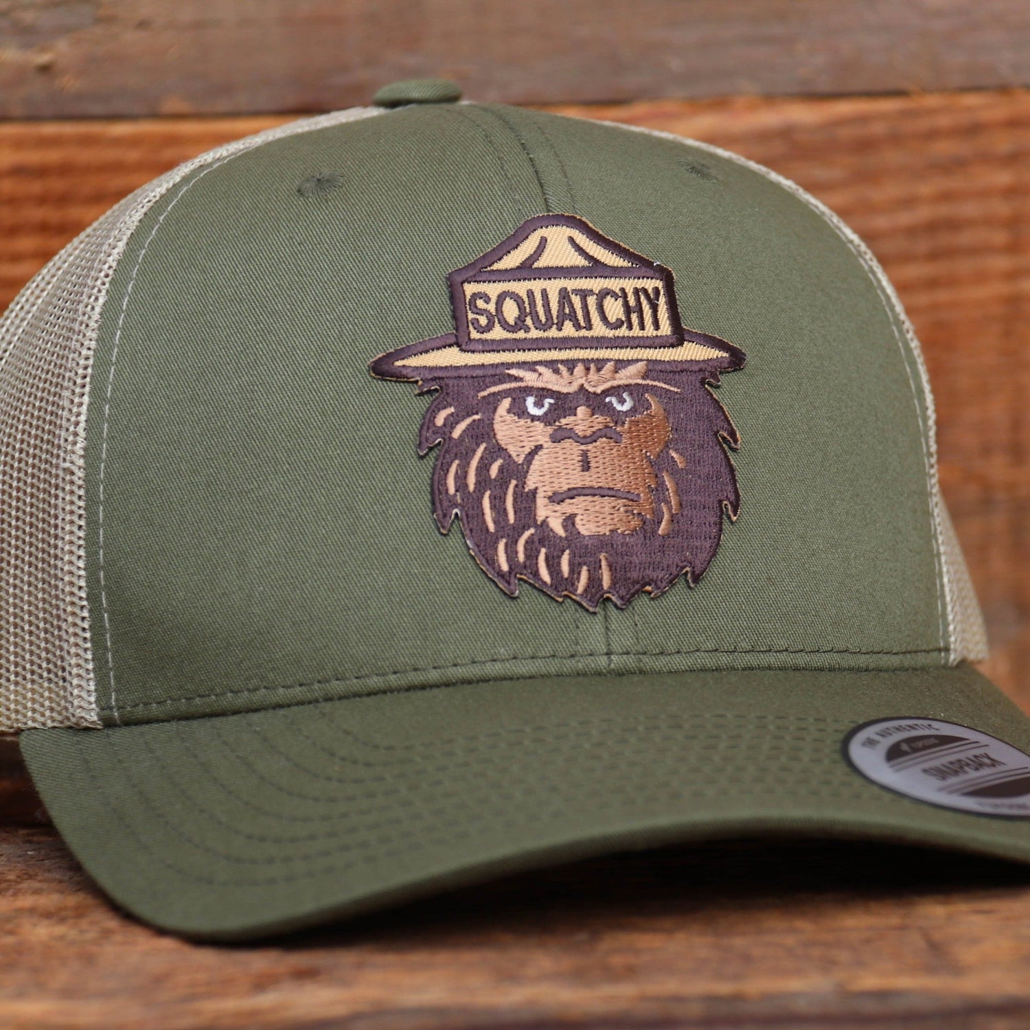 Squatchy Trucker Hat | Snapback Cap