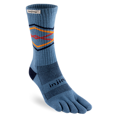 Injinji Trail Midweight Crew Sock - Peak