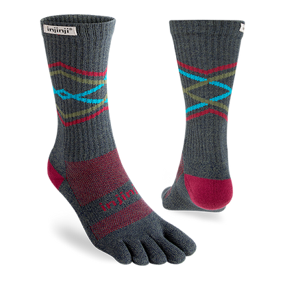 Injinji Trail Midweight Crew Sock - Peak