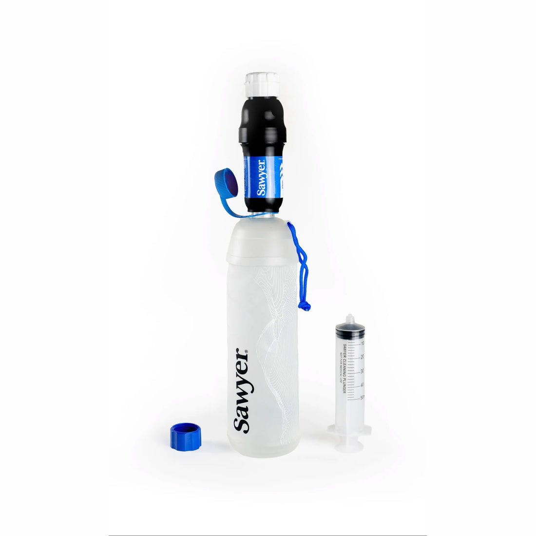 Sawyer Squeeze Water Filter with CNOC Premium 1 Liter Bottle