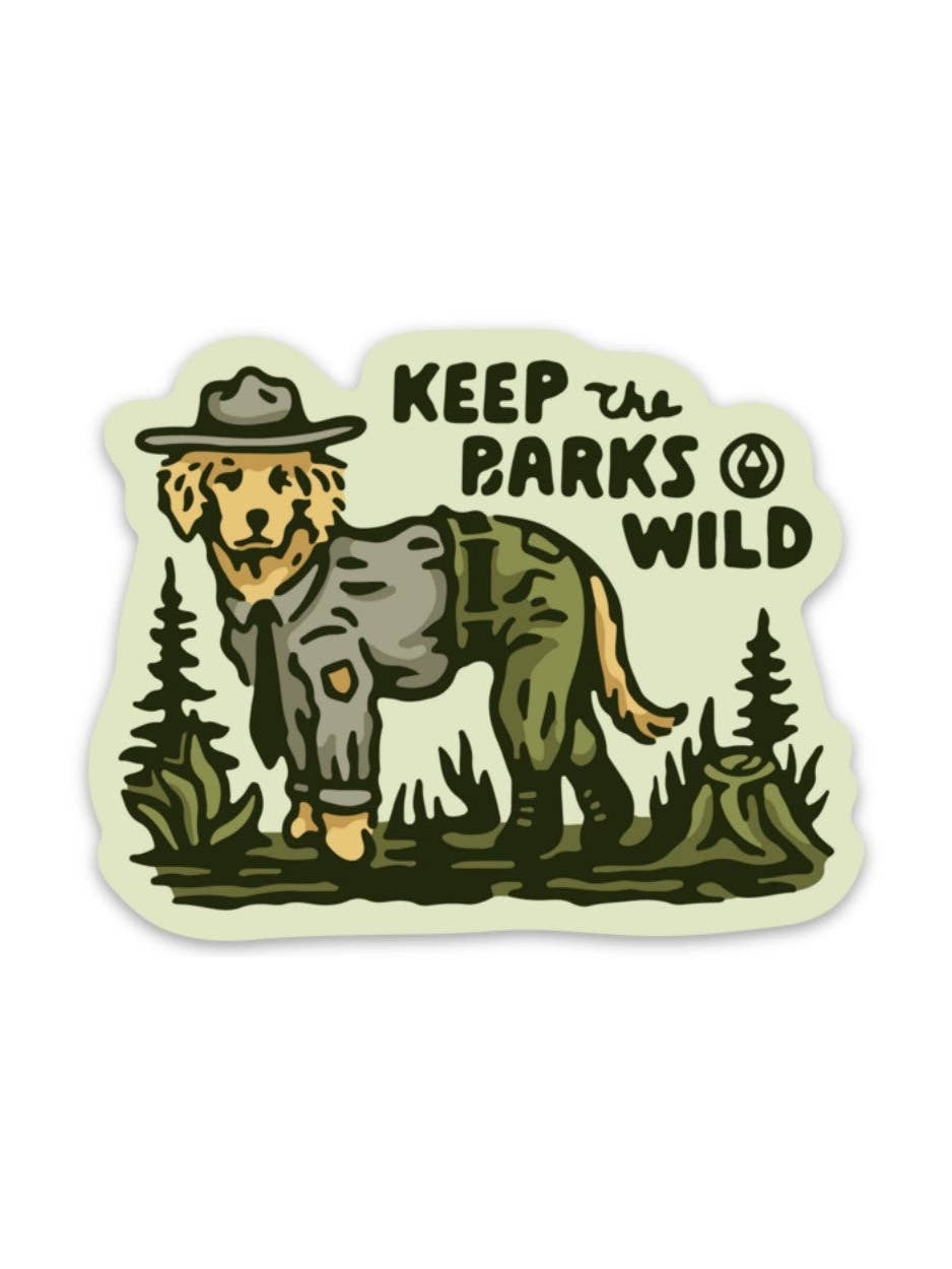 Keep the Barks Wild Sticker