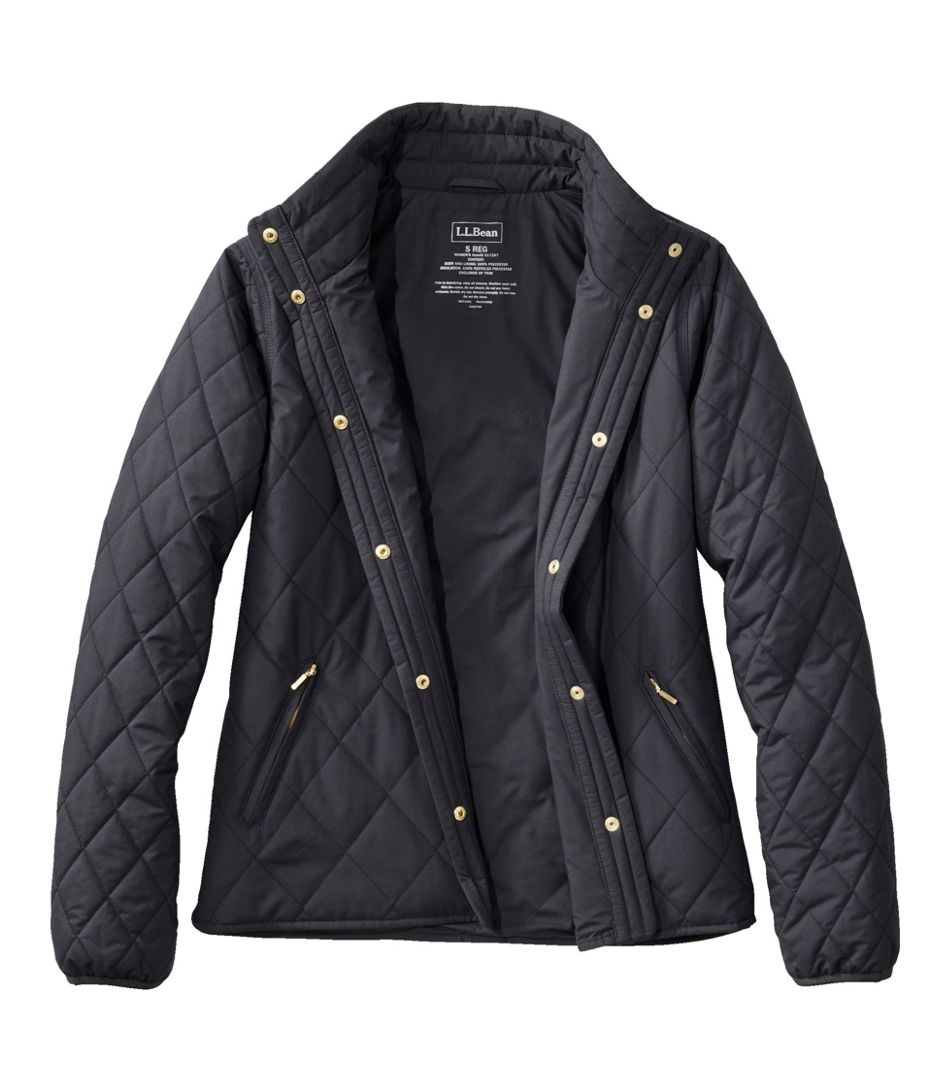 Ll bean womens quilted jacket best sale