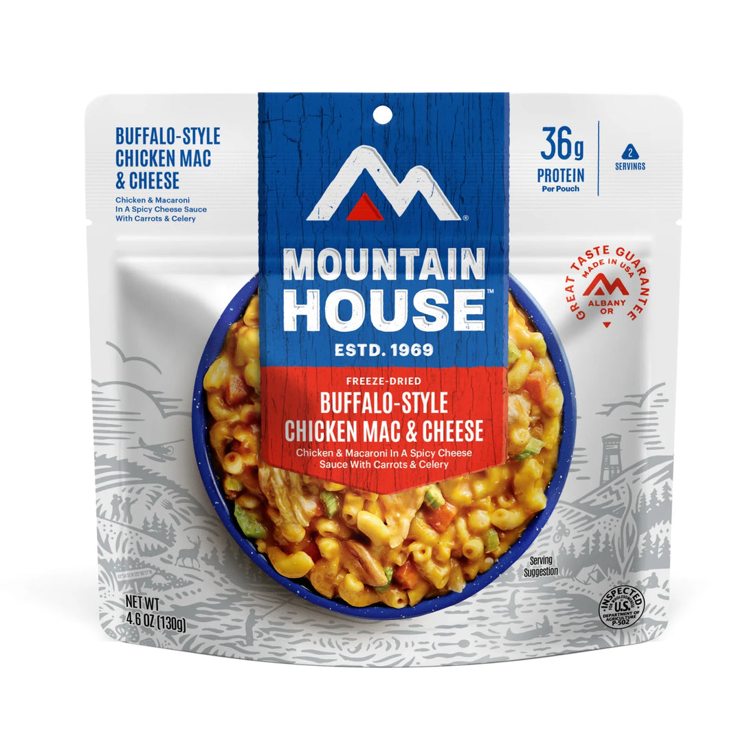 Mountain House Buffalo Chicken Mac and Cheese