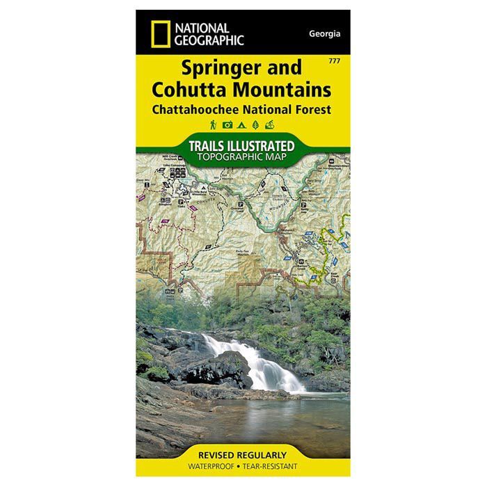 Trails Illustrated 777 Springer and Cohutta Mountains