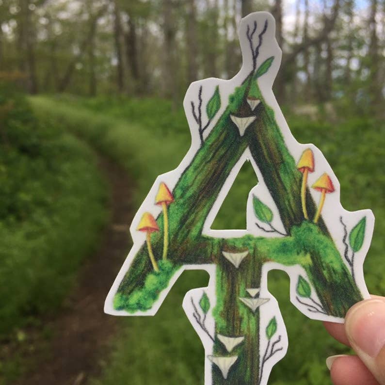 Appalachian Trail Forest Sticker - Wandering Arts and Crafts