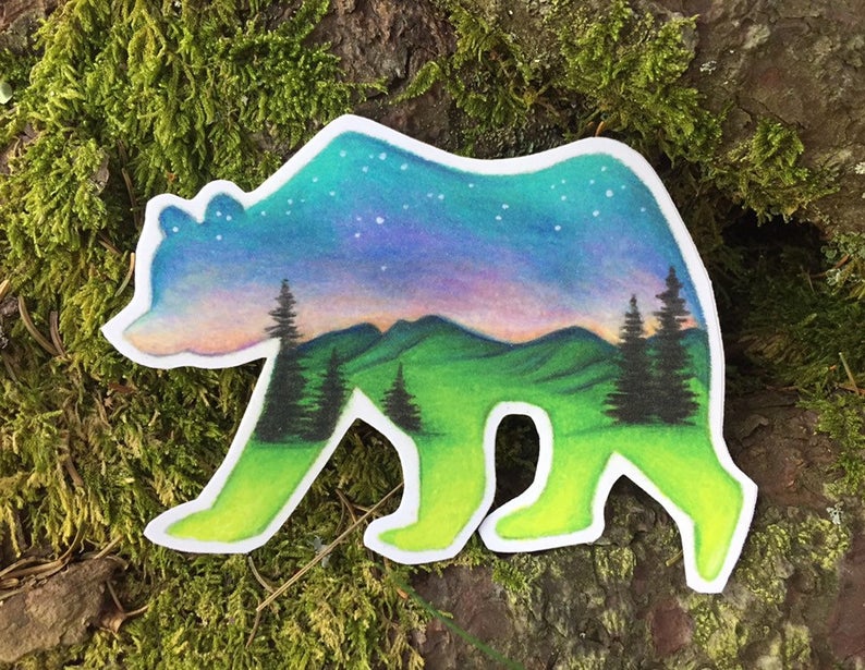 Bear Sticker - Wandering Arts and Crafts