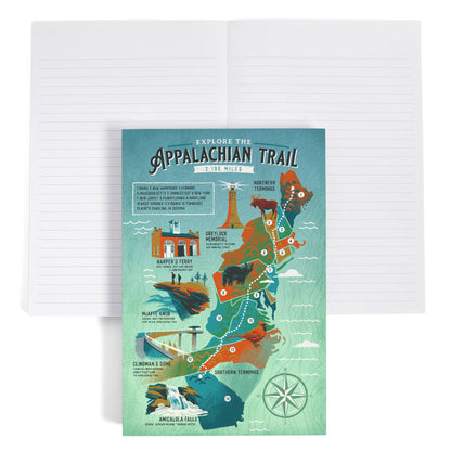 Explore the Appalachian Trail Map Premium Journal