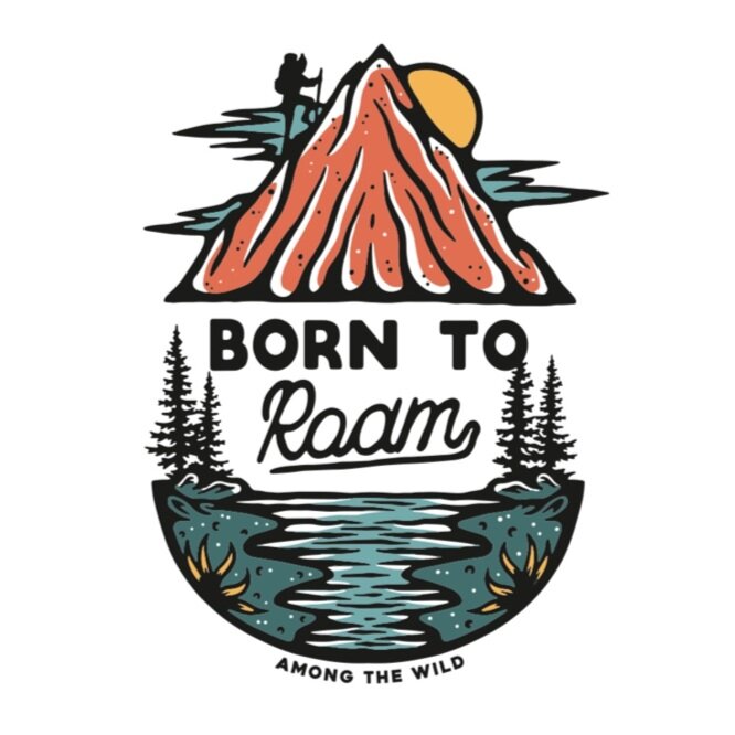 Born to Roam Sticker