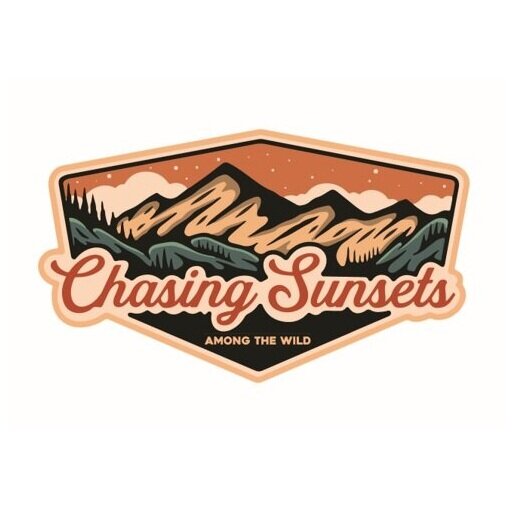 Chasing Sunsets Sticker