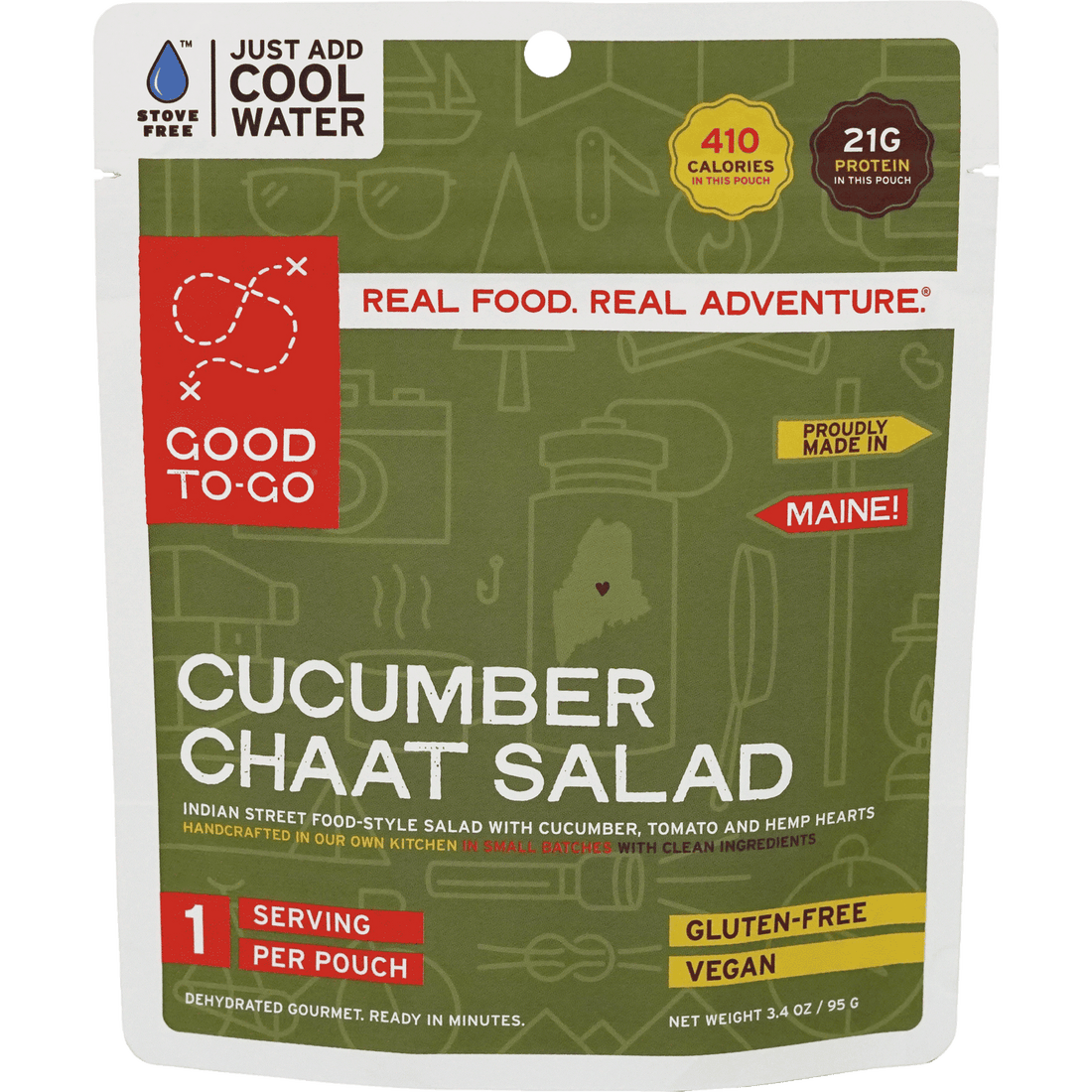 Good To-Go Cucumber Chaat Salad