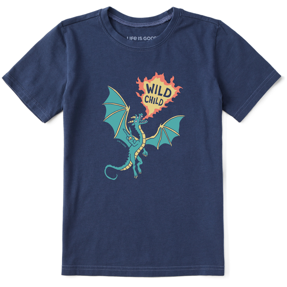 Kids Wild Child Dragon Crusher Tee - Life is Good