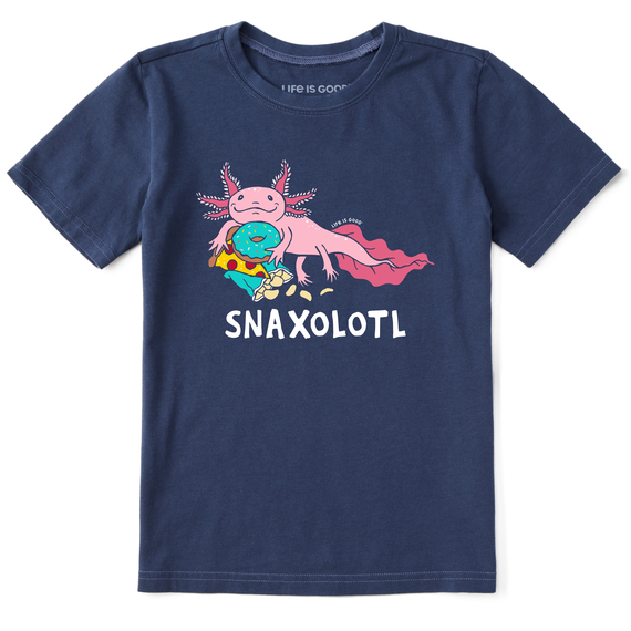 Kids Snaxolotl Crusher Tee - Life is Good