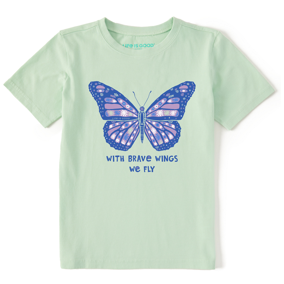 Kids With Brave Wings Butterfly Crusher Tee - Life is Good