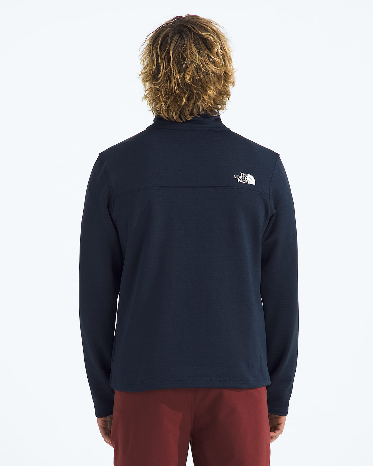 The North Face Men’s Cedar Trail Grid Fleece ¼-Zip - Summit Navy