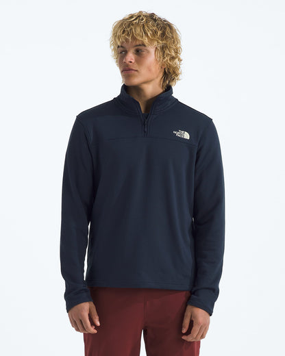 The North Face Men’s Cedar Trail Grid Fleece ¼-Zip - Summit Navy