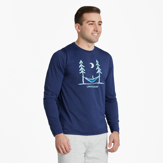 Men's Peace Out Long Sleeve Active Tee - Life is Good