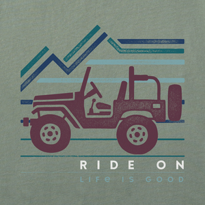 Men's Ride On Mountain Simply True Fleece Hoodie - Life is Good
